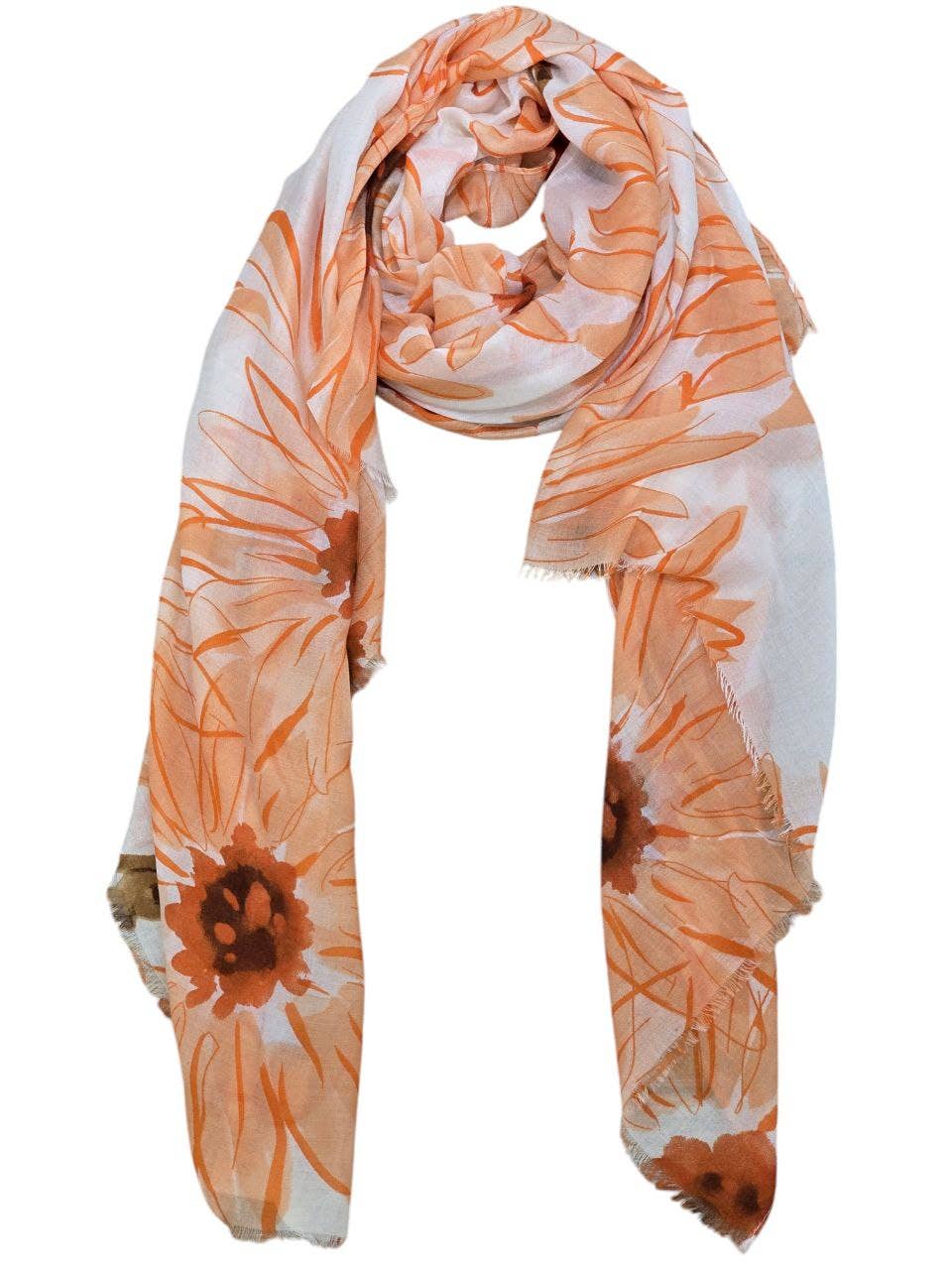 Flower Cotton Spring Summer Scarves