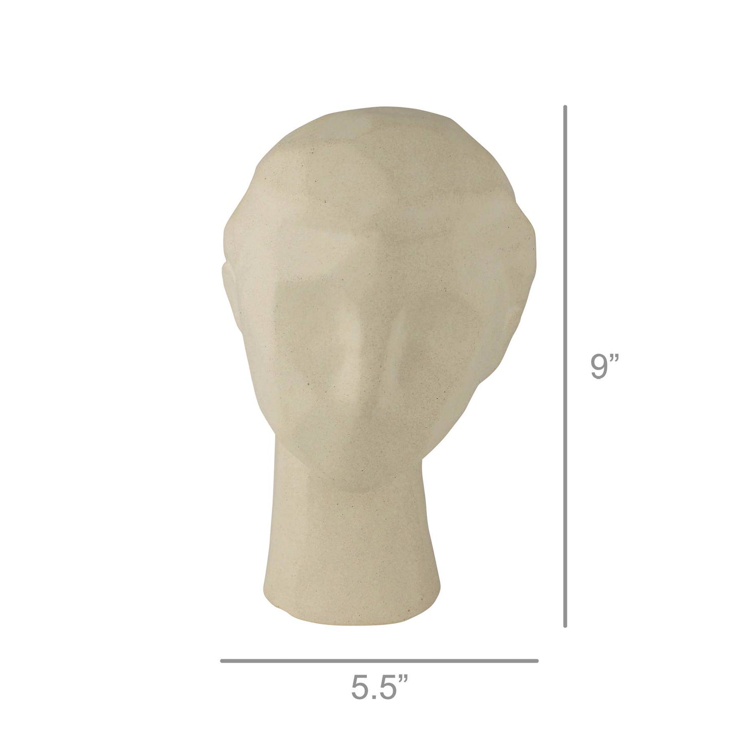 Ava Geometric Bust, Ceramic