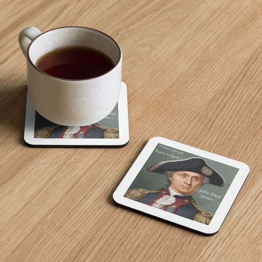 John Paul Jones cork-back coaster