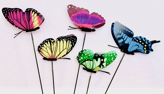 Butterfly on a Wire Stick