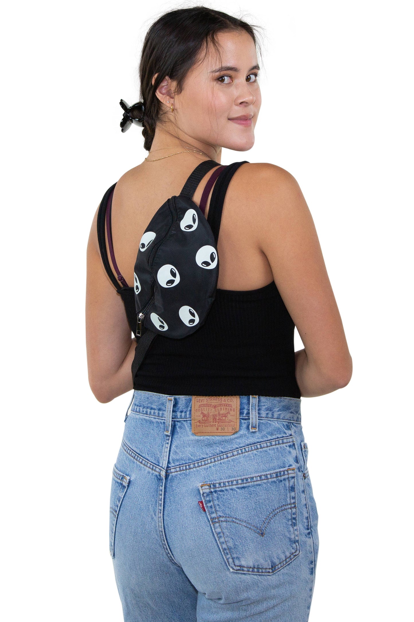 Glow in the Dark Alien Fanny Pack