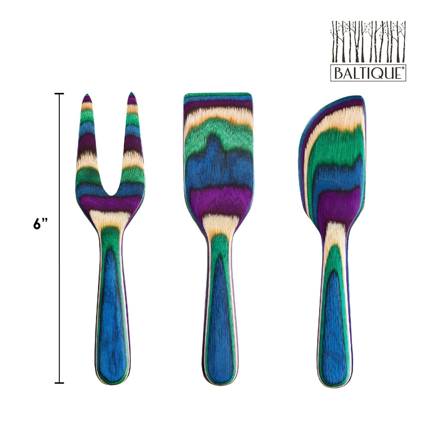 Baltique® Mumbai Collection 3-Piece Cheese Tool Set