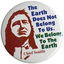 Button - the Earth Does Not Belong to Us