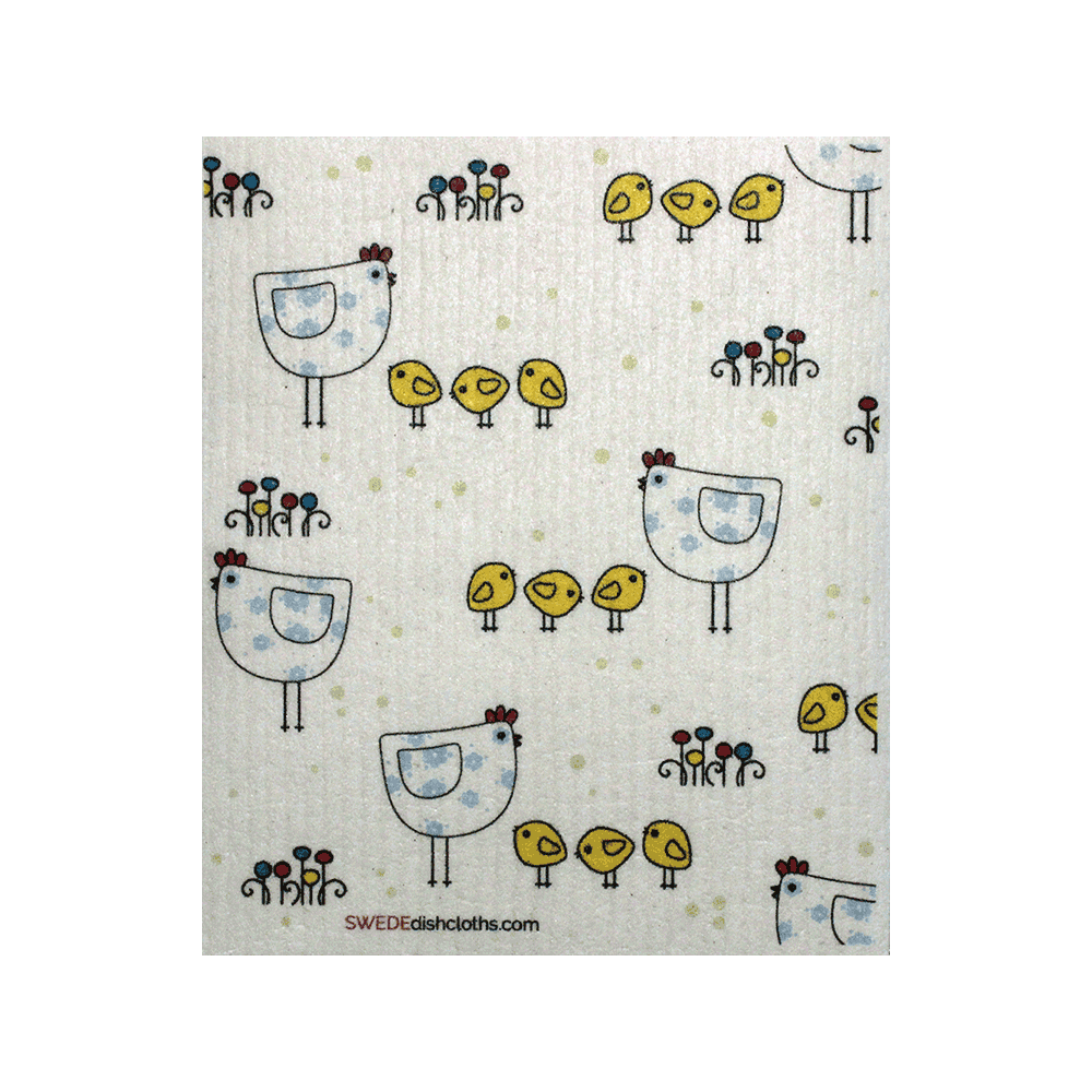 Swedish Dishcloth Chicken Family
