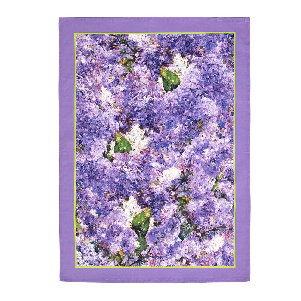 Modgy Cotton Tea Towel-Mary Cassatt Lilacs