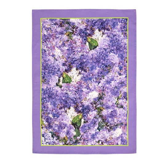 Modgy Cotton Tea Towel-Mary Cassatt Lilacs