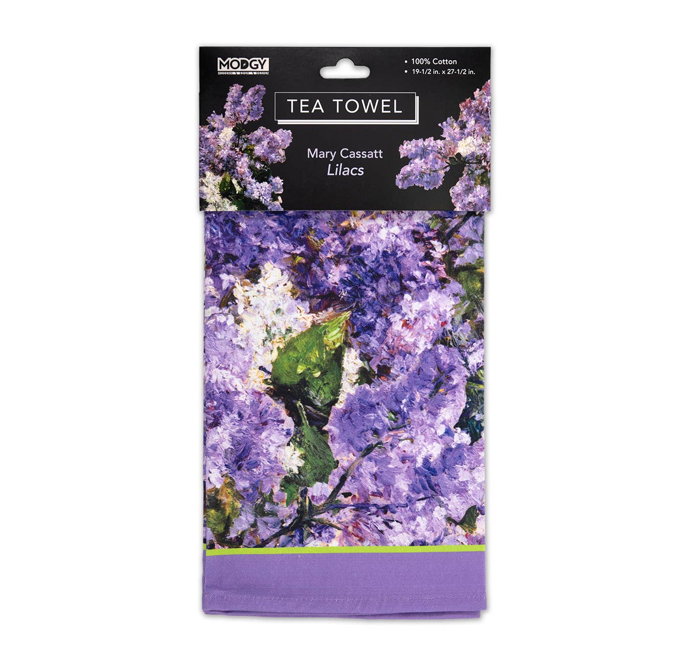 Modgy Cotton Tea Towel-Mary Cassatt Lilacs