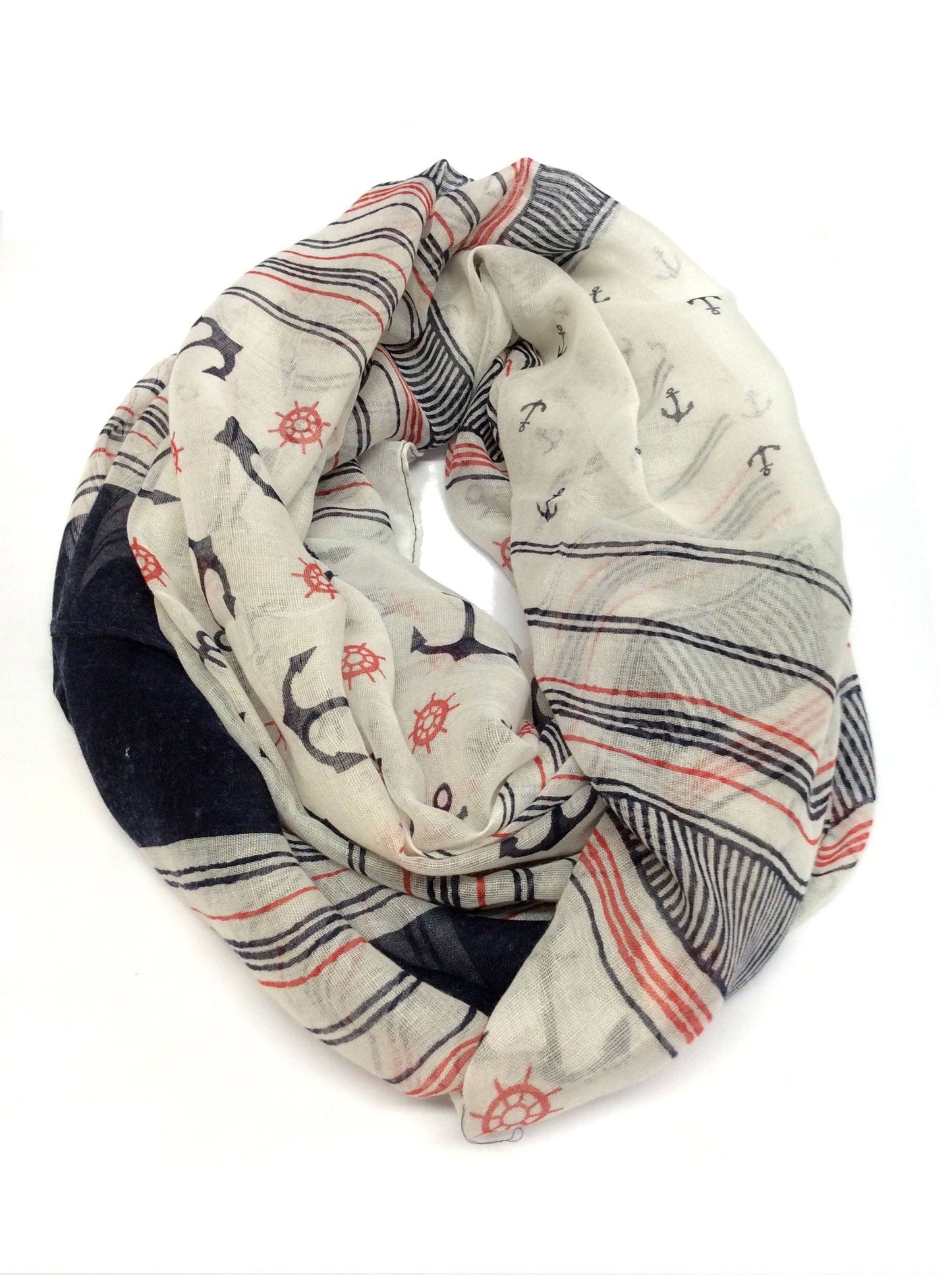 Anchor Oblong Scarf #88-2519NV