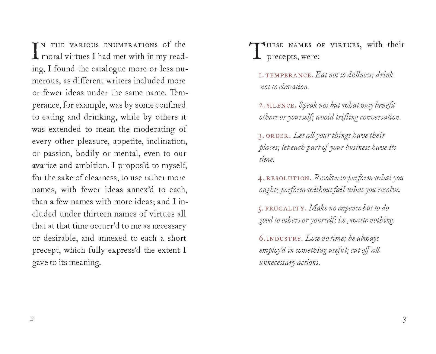 Benjamin Franklin's Book of Virtues