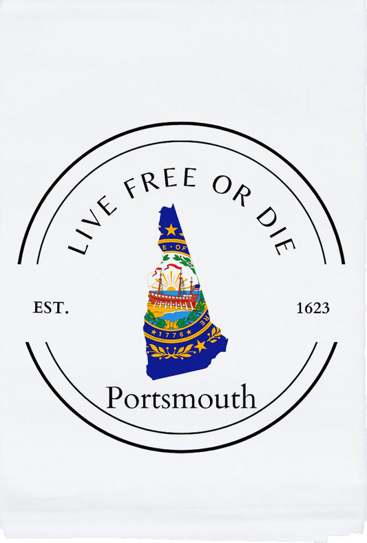 Live Free or Die Tea Towel