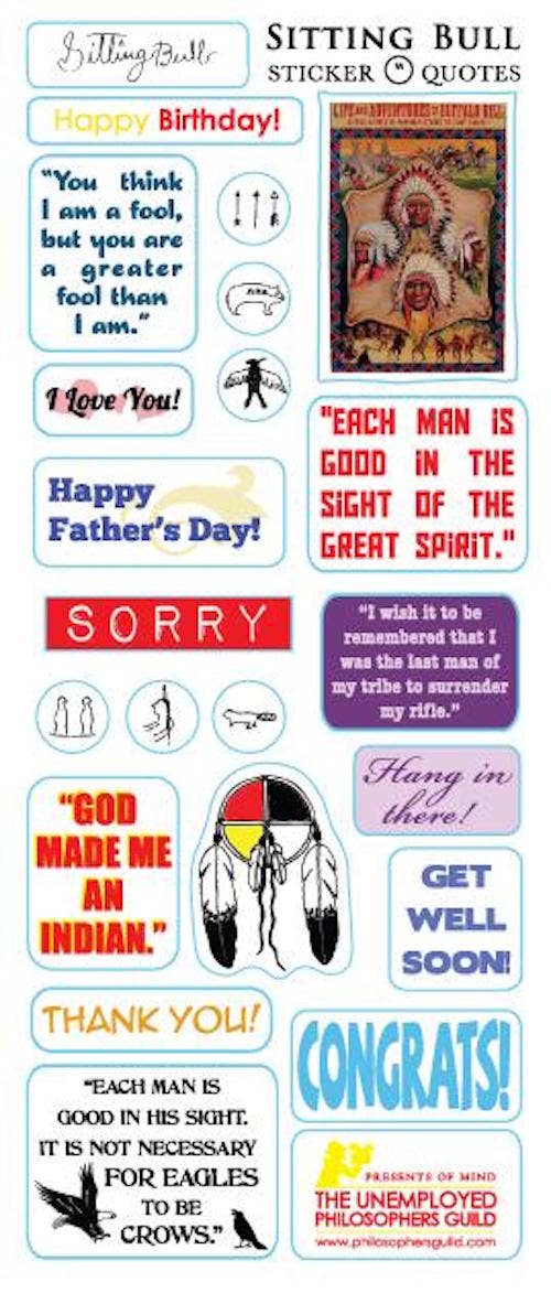 Sitting Bull Card