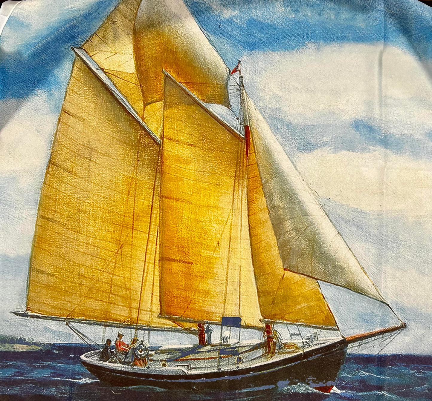Sailboat moisture wick bandana