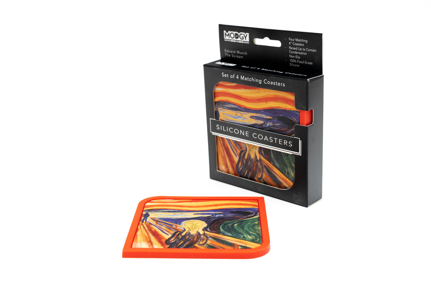Silicone Coaster Set (4 Per Box) - The Scream
