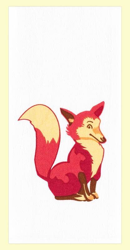 Clever Fox Tea Towel