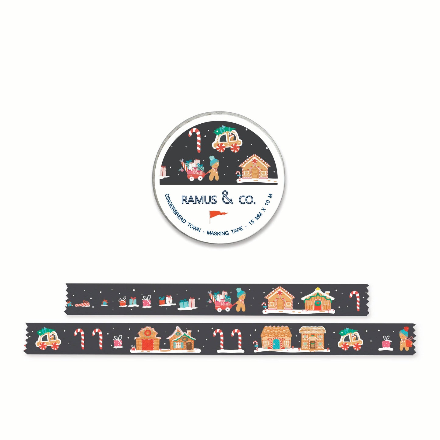 Gingerbread Town Masking Tape