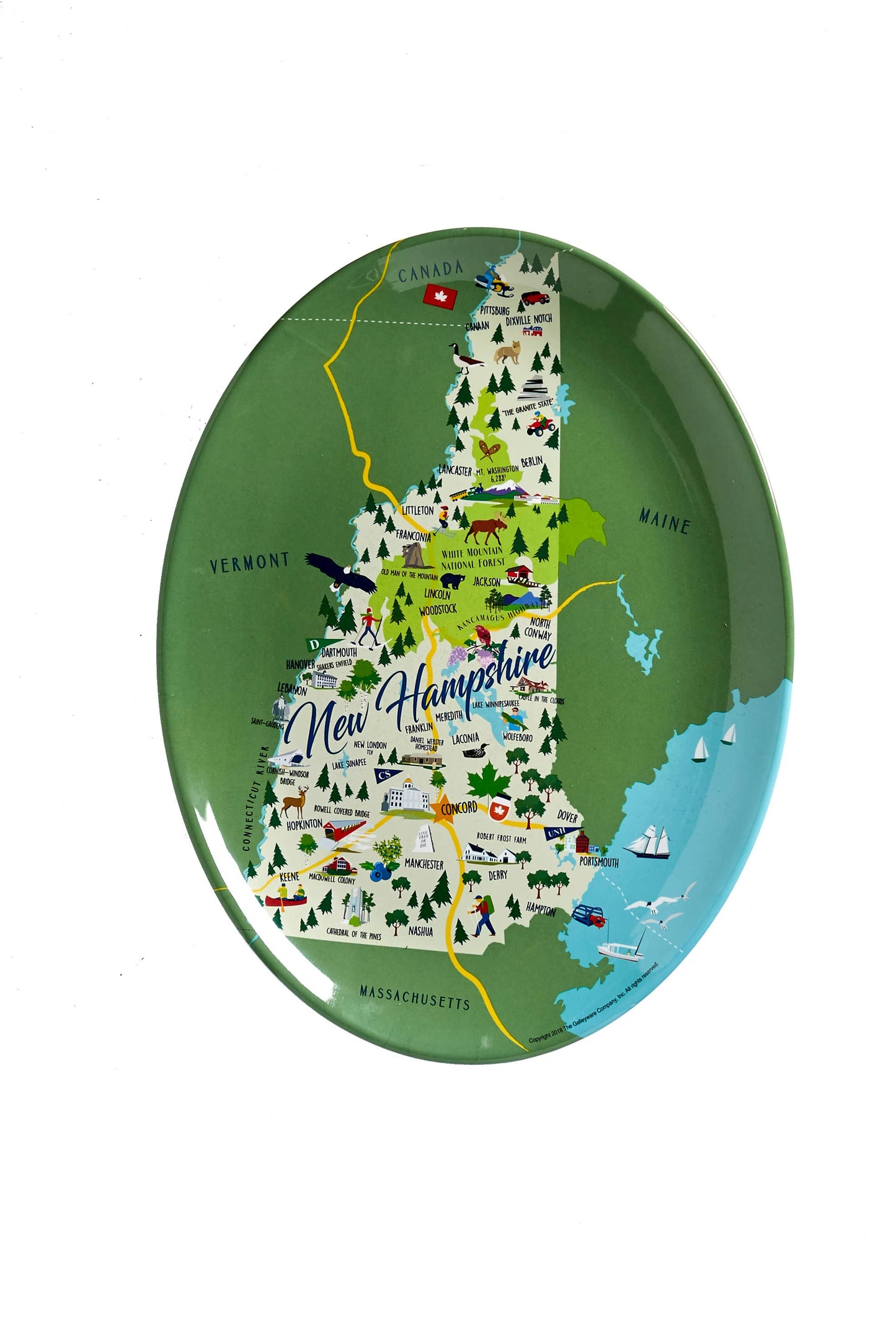 New Hampshire 16" Melamine Platter