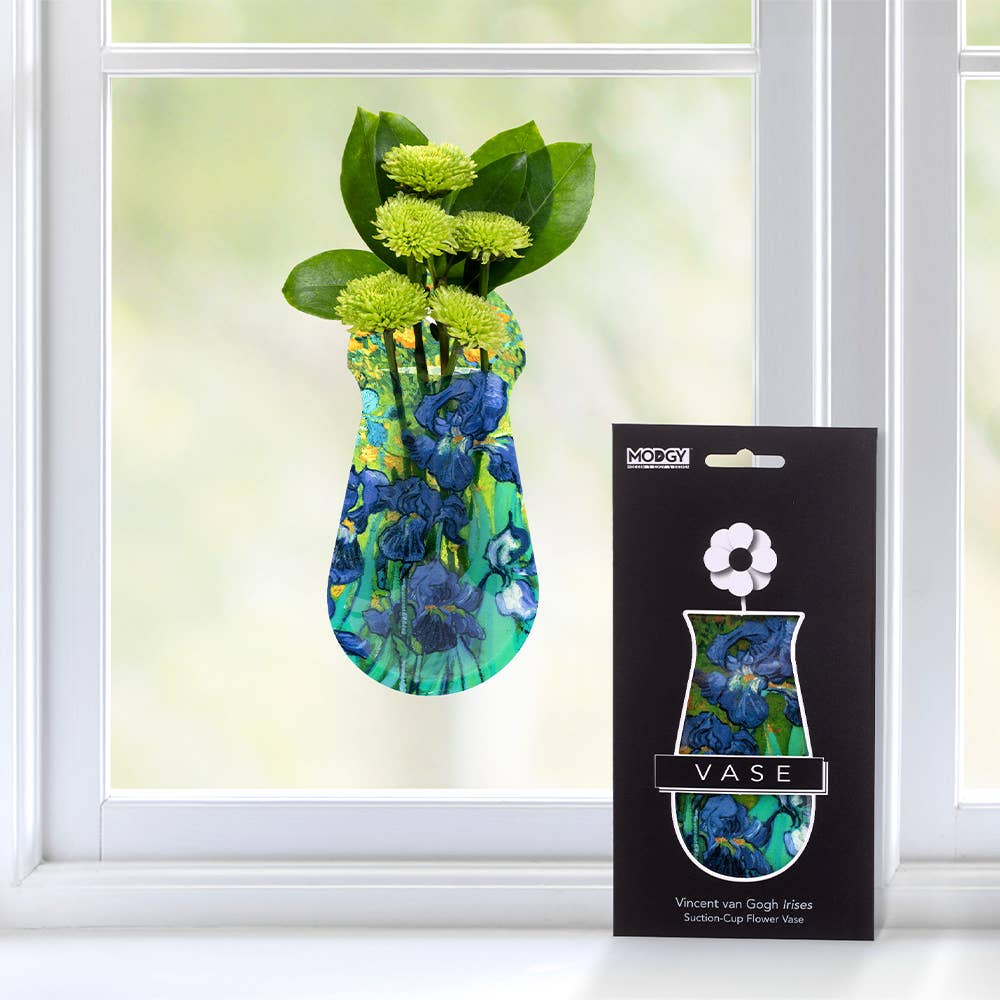 van Gogh Irises Suction Cup Vase