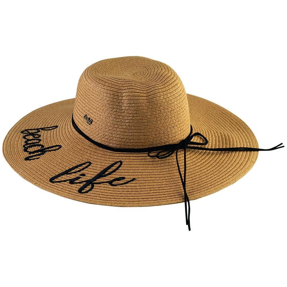 Shiny Floppy Hats -Beach Life