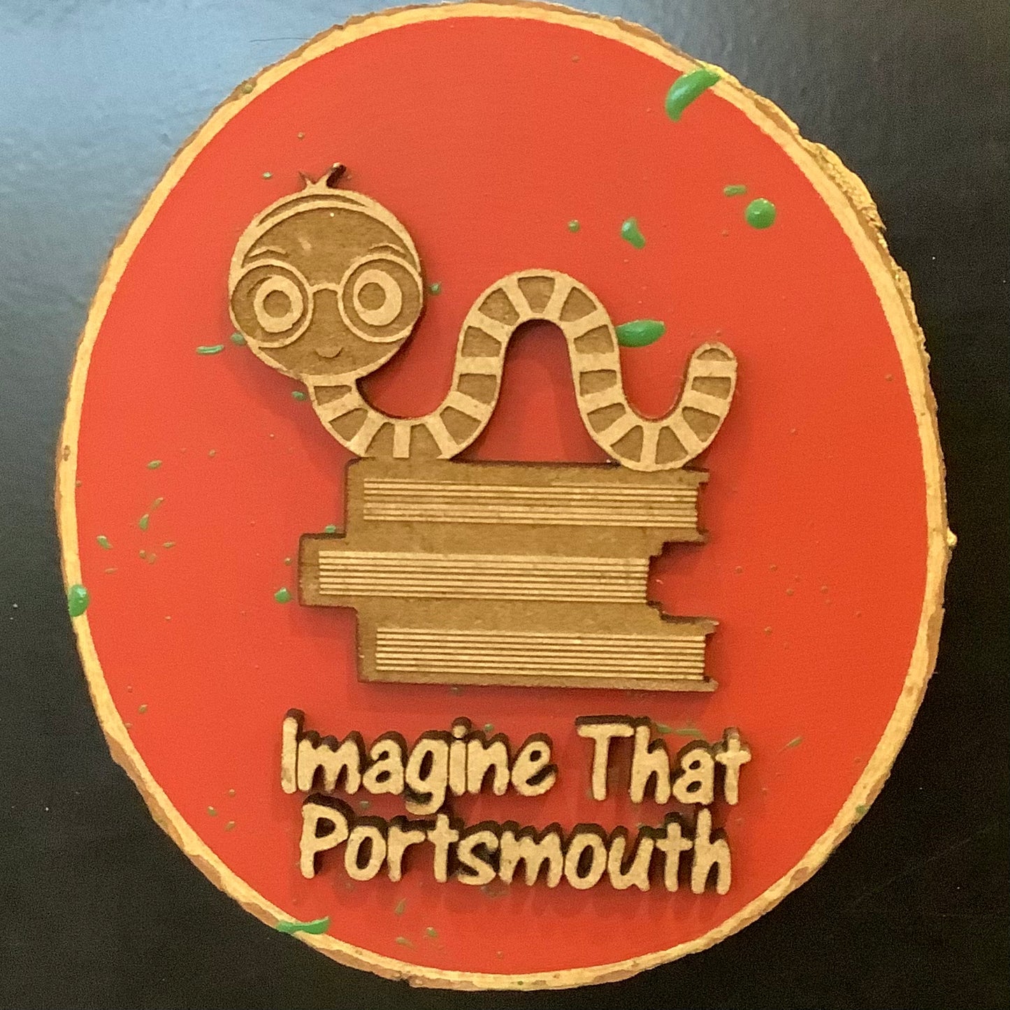 Imagine That Bookworm Magnet