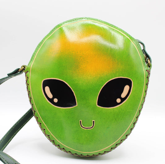 Large alien purse pouch crossbody