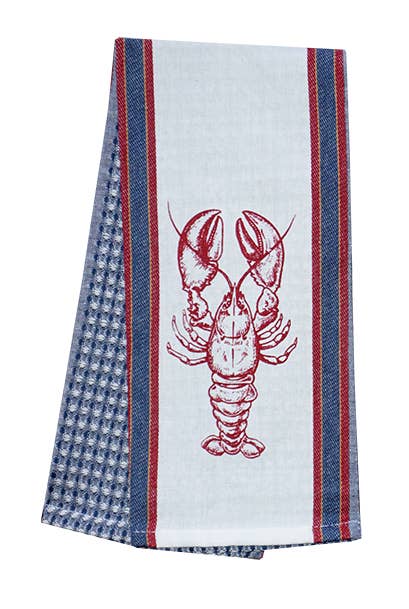 Nautical Kitchen Towels - Lobster