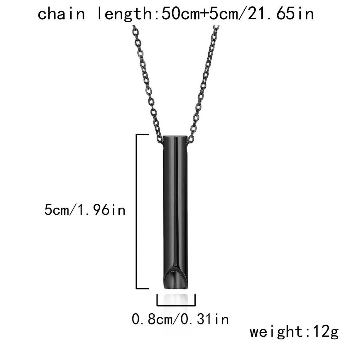 Creative breathing whistle necklace