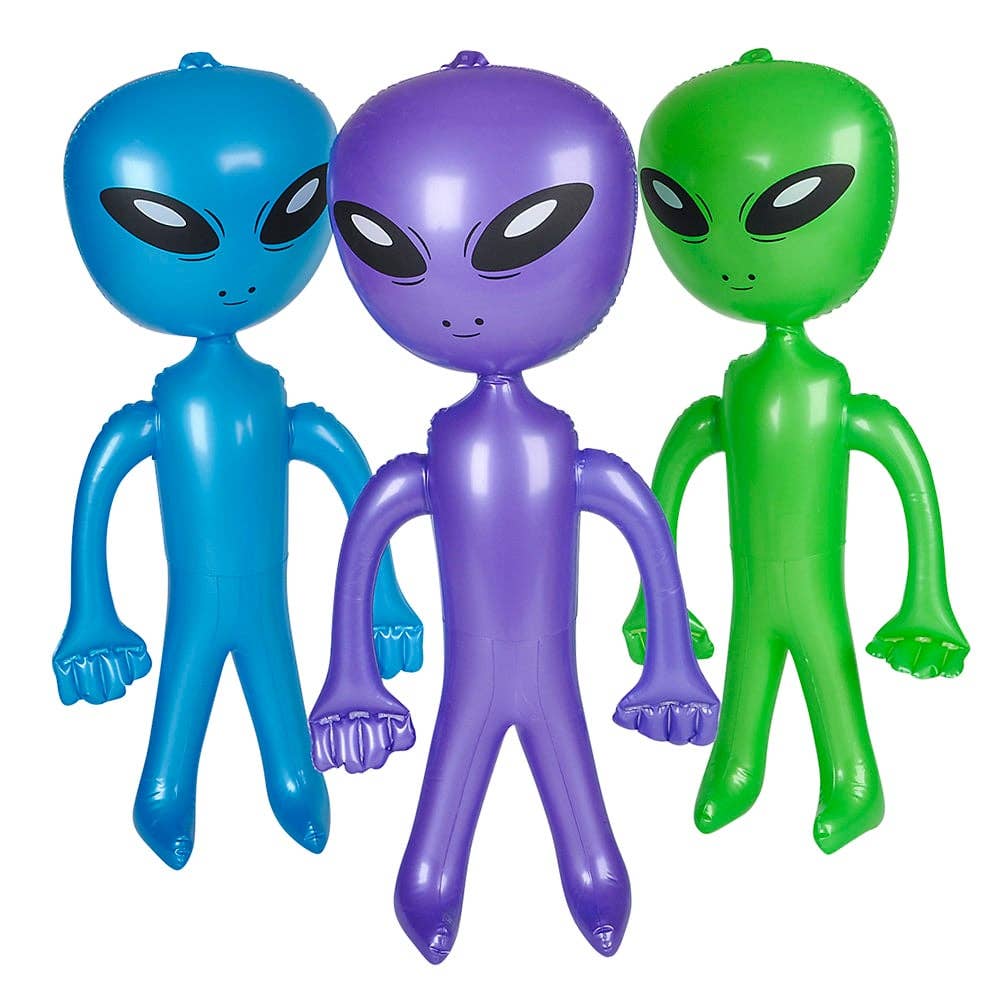 Inflatable alien 24" tall