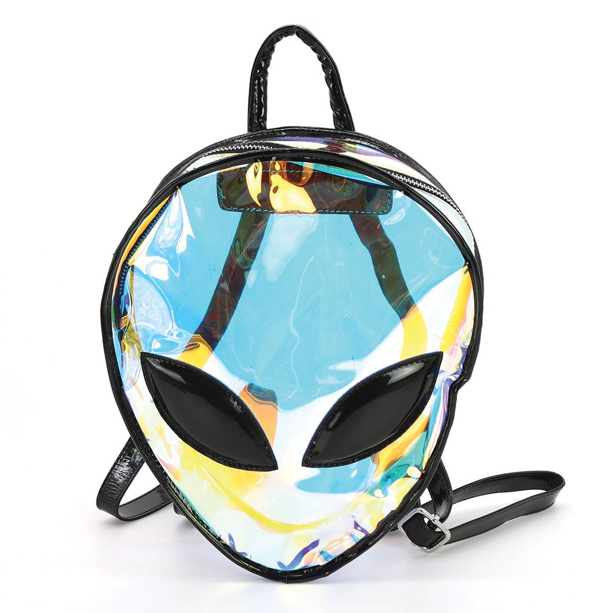 Transparent Alien Head Backpack