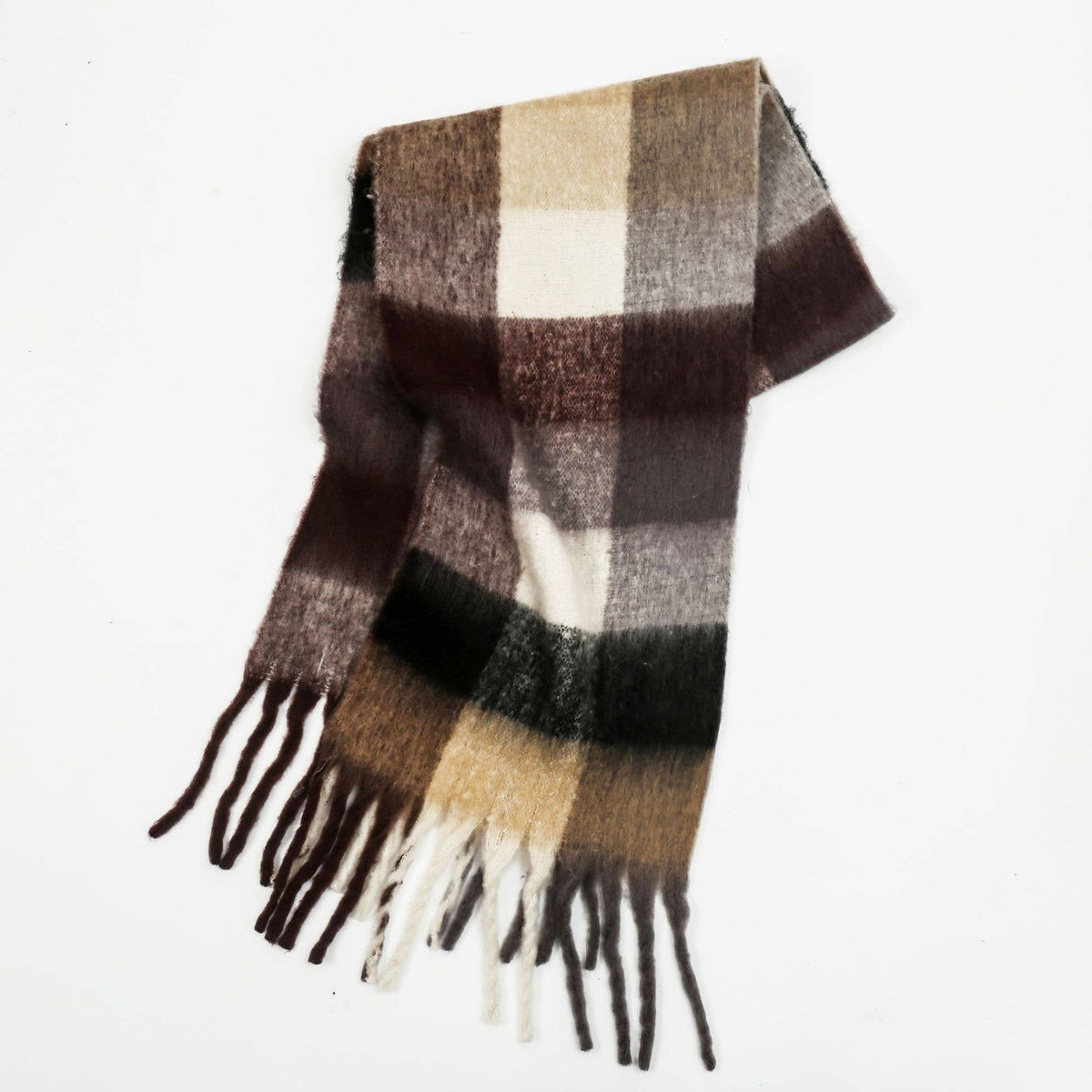 Colorful Plaid Scarf Shawl Scarf