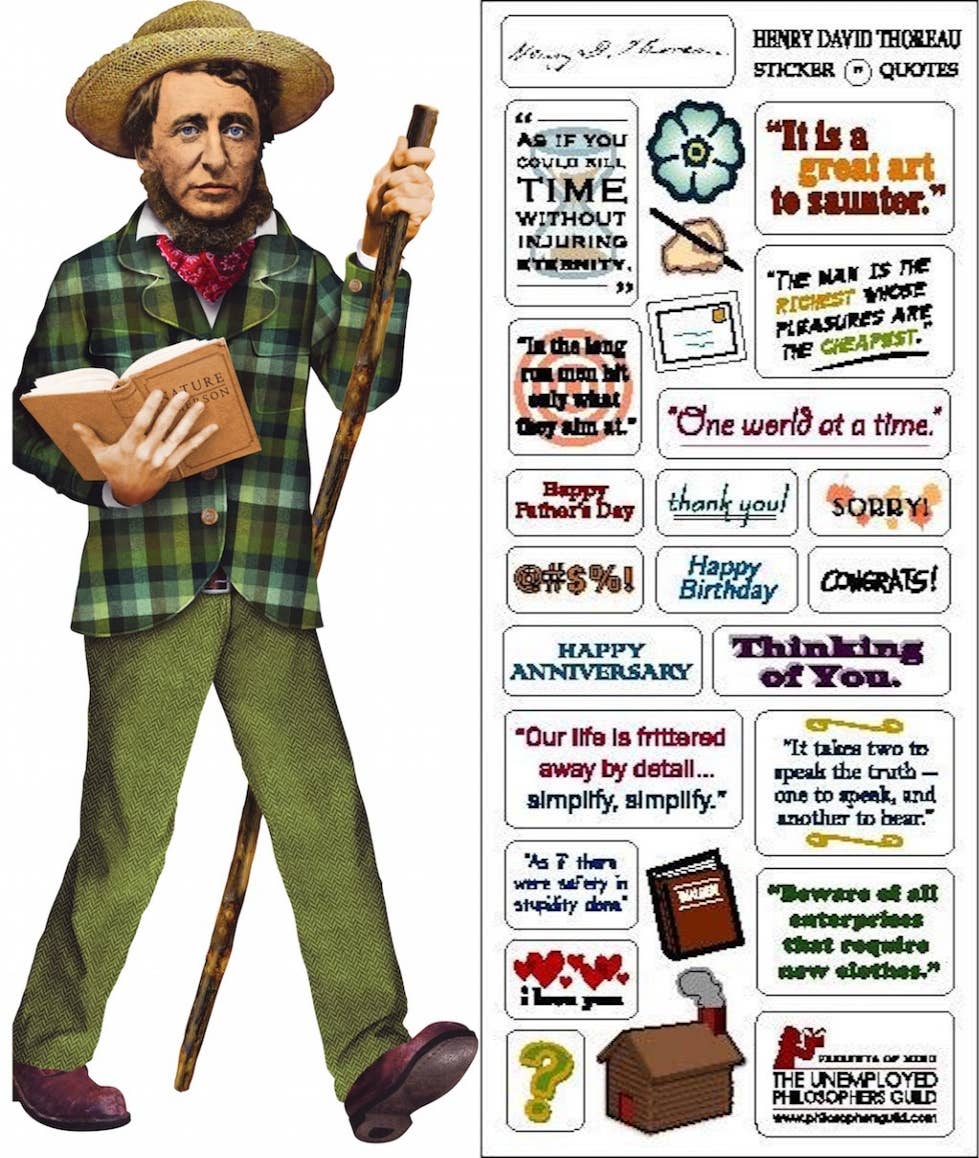 Henry David Thoreau Card
