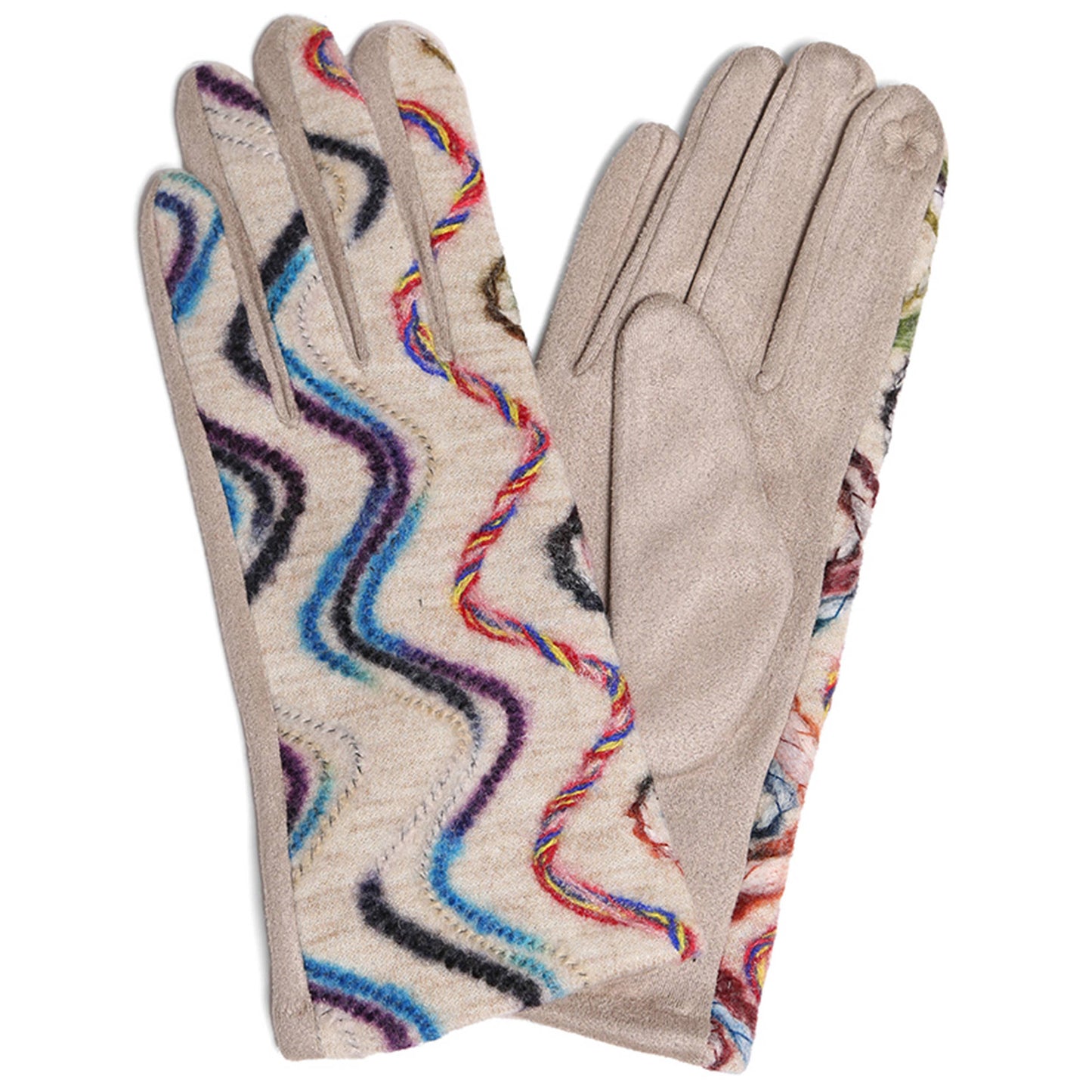 Wavy Swirled Gloves