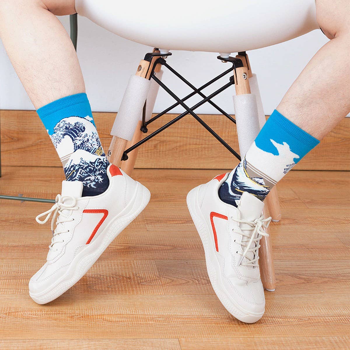 Oil painting socks