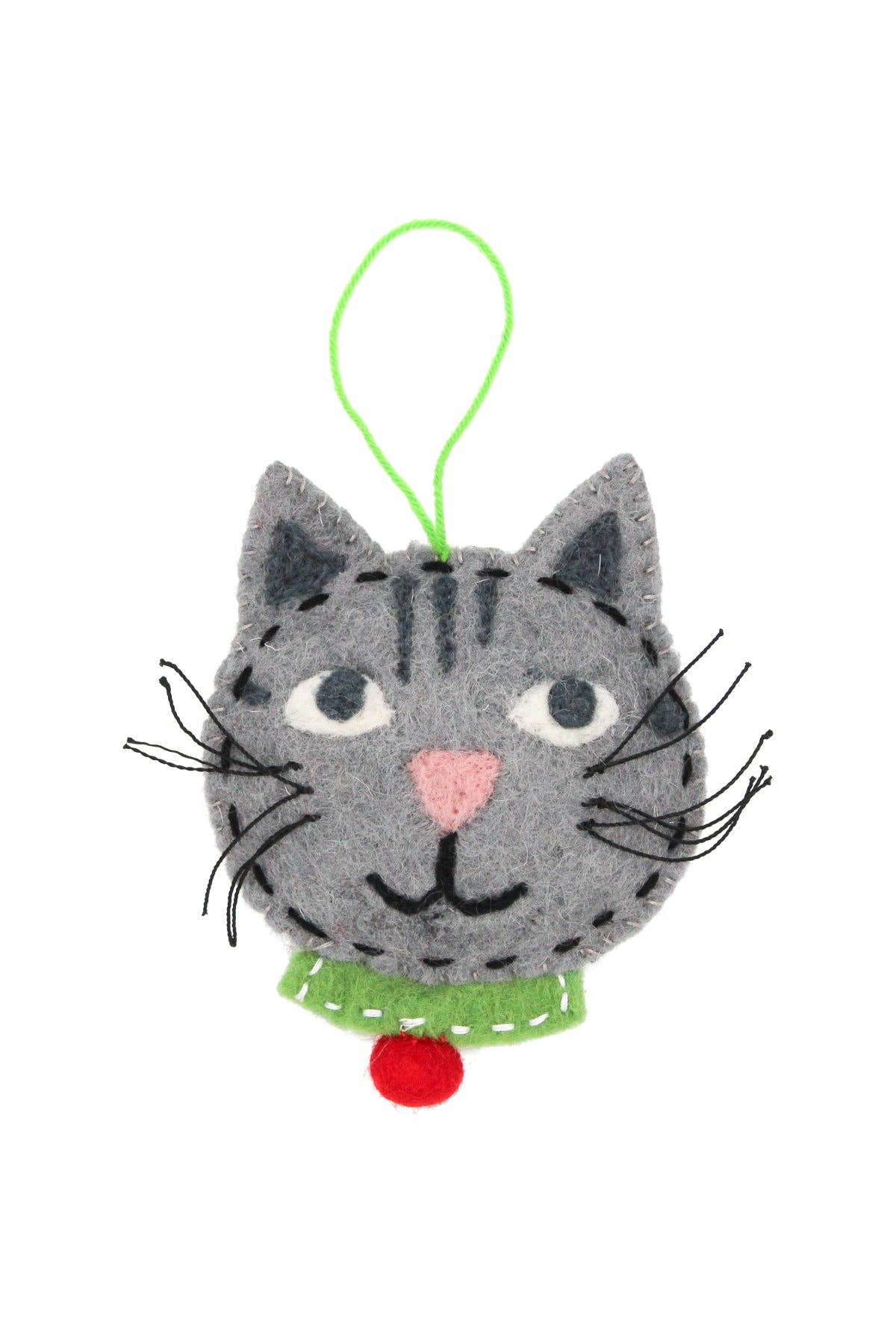 Felt Cat Charm Ornaments