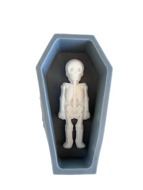 Coffin and White Skeleton Soap