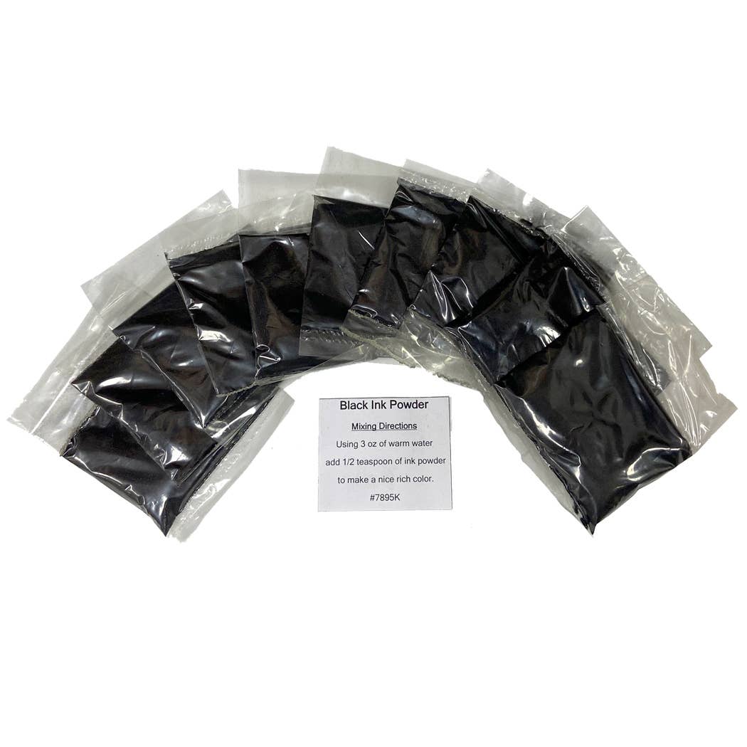 Black Ink Powder- 10GM Pouch | Stationery