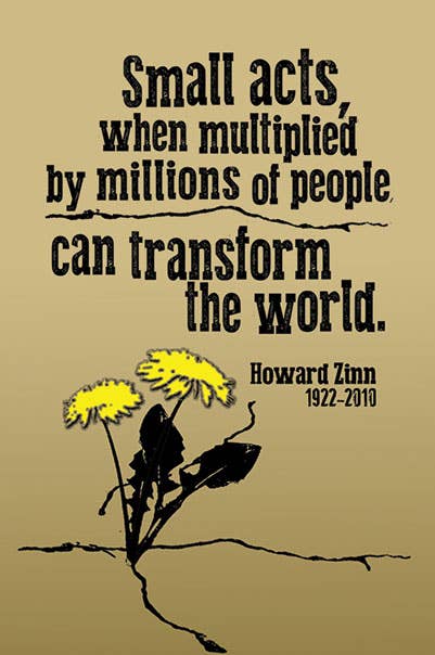 Magnet - Transform the World - Howard Zinn