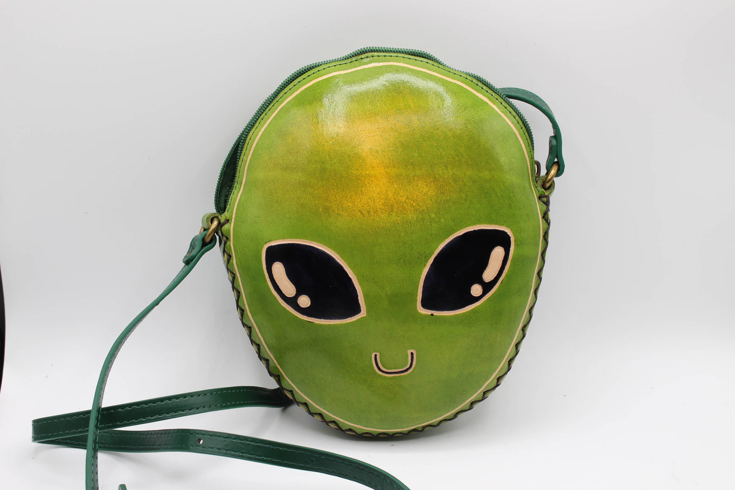 Large alien purse pouch crossbody