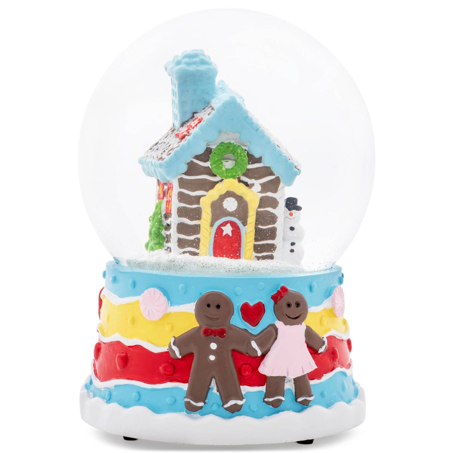 Gingerbread House Musical Snow Globe