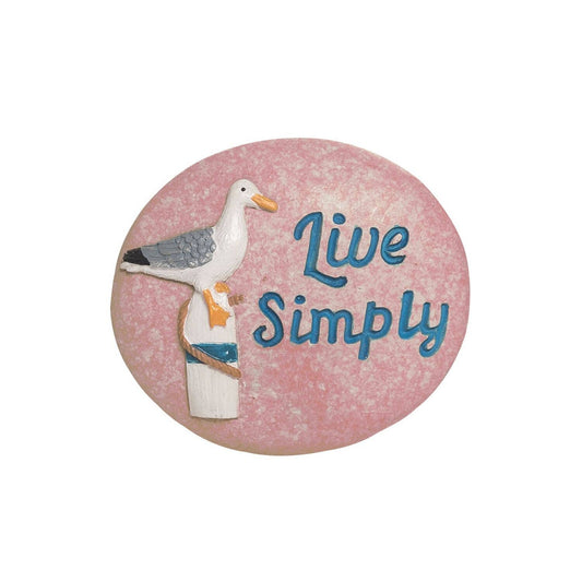 Live Simply Gull Magnet