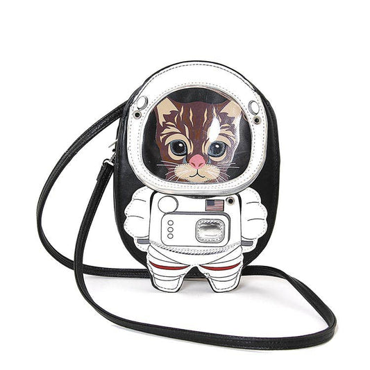 Astronaut Cat Crossbody Bag - Cute Novelty Bags