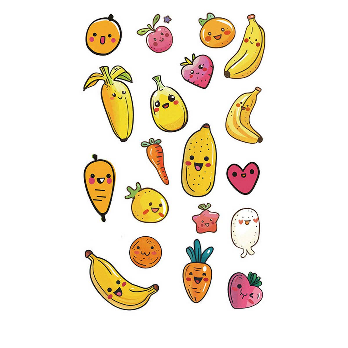 Whimsical Face Stickers –  Galaxy Tattoos