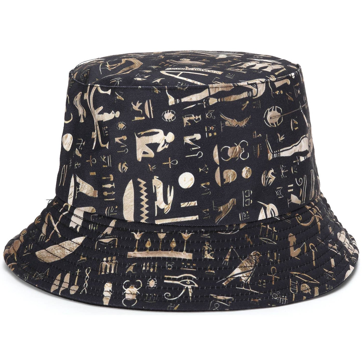 Egyptian motif hat