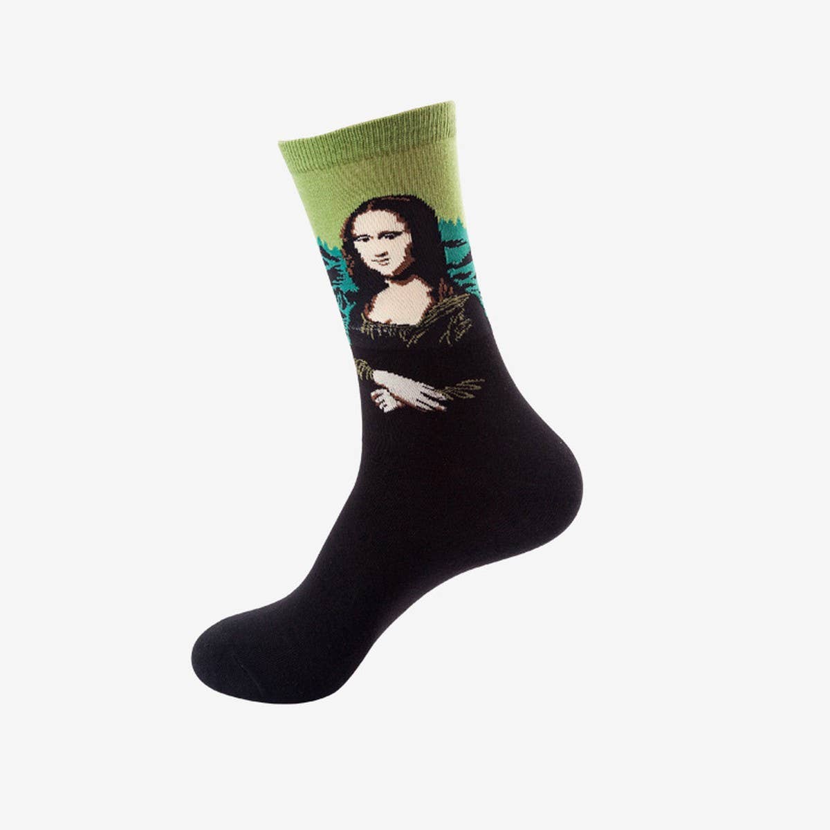 Oil painting socks