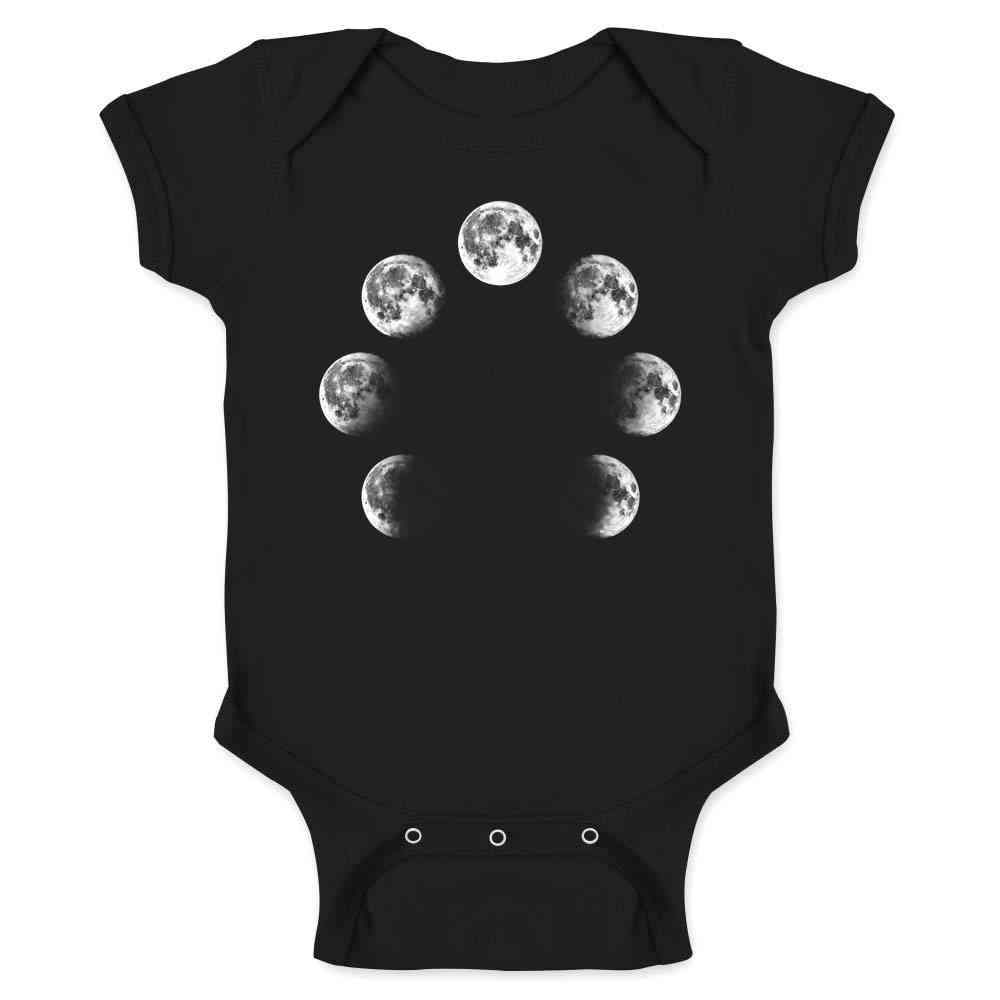 Moon Phases Lunar Cycle Astronomy Onesie