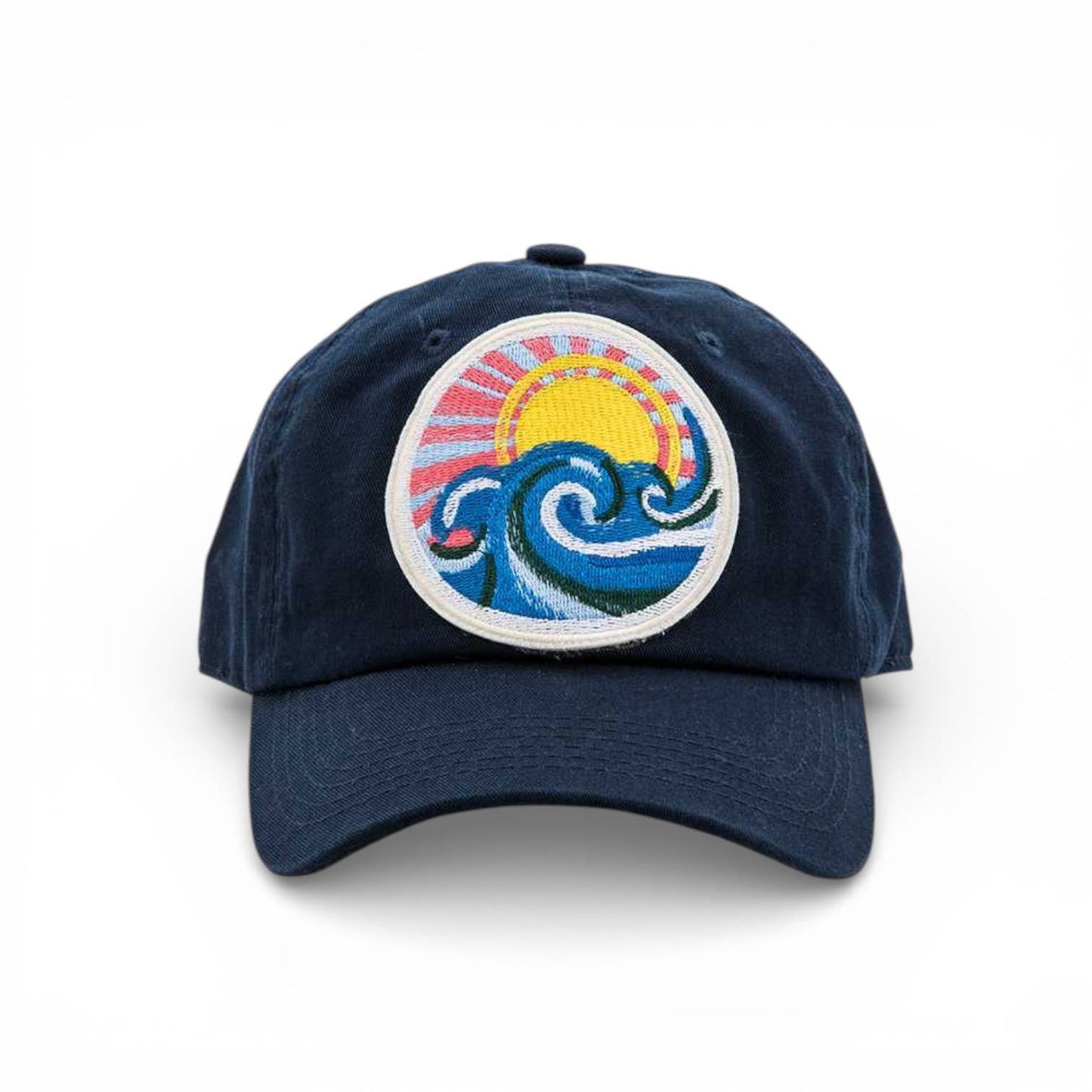 Ocean And Sun Patch Cotton Cap