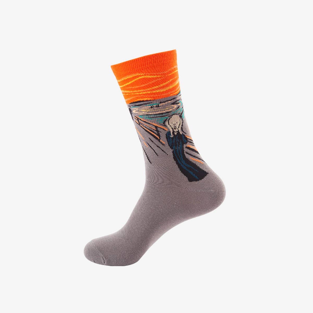 Oil painting socks