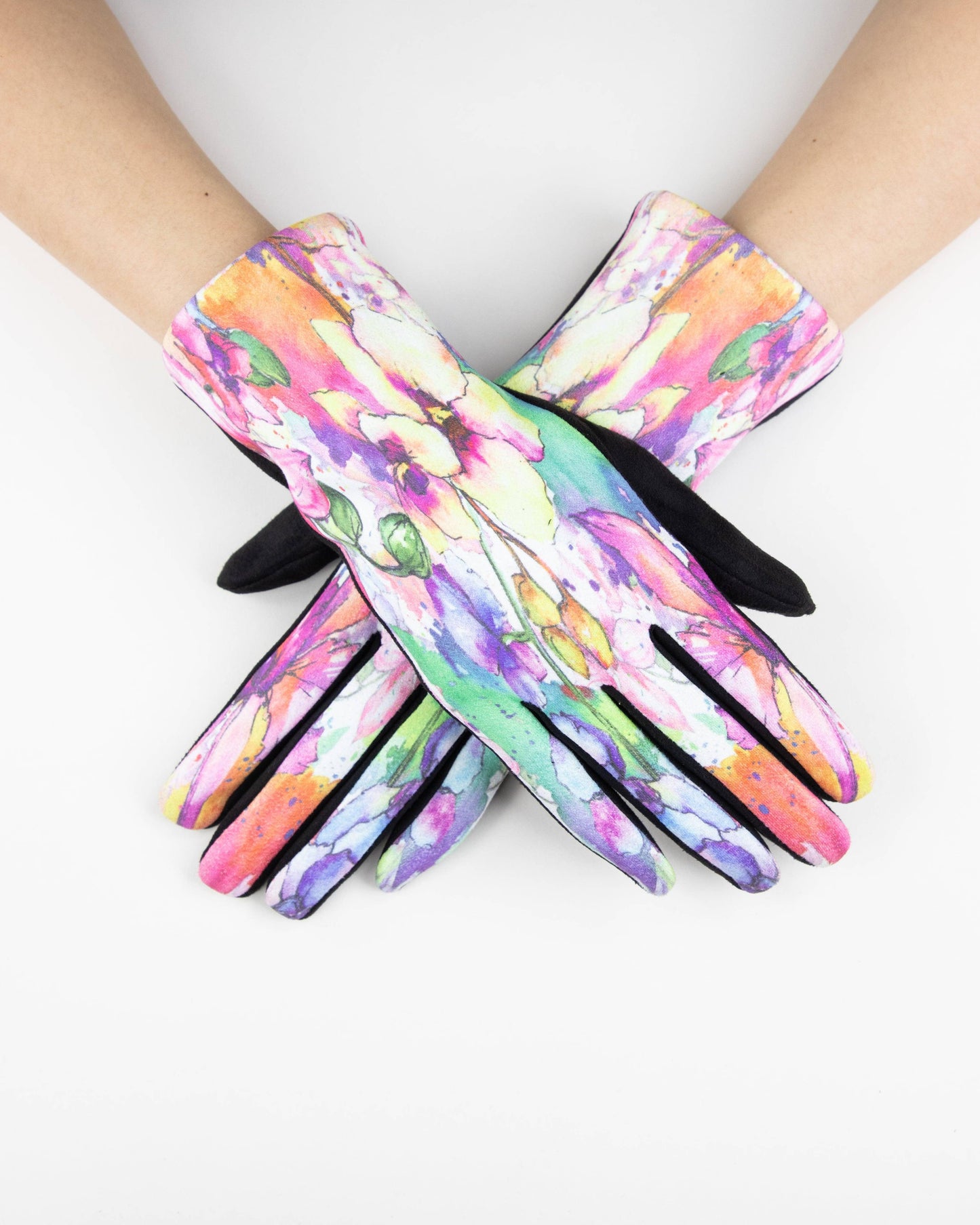 Watercolor Flowers Gloves (TS)