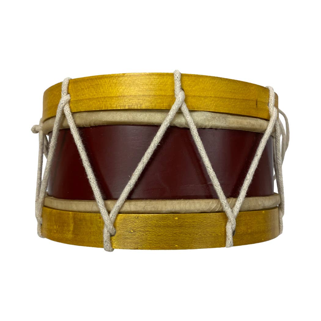 Civil-Revolutionary War Marching Drum & Drum Sticks, 7-1/2”