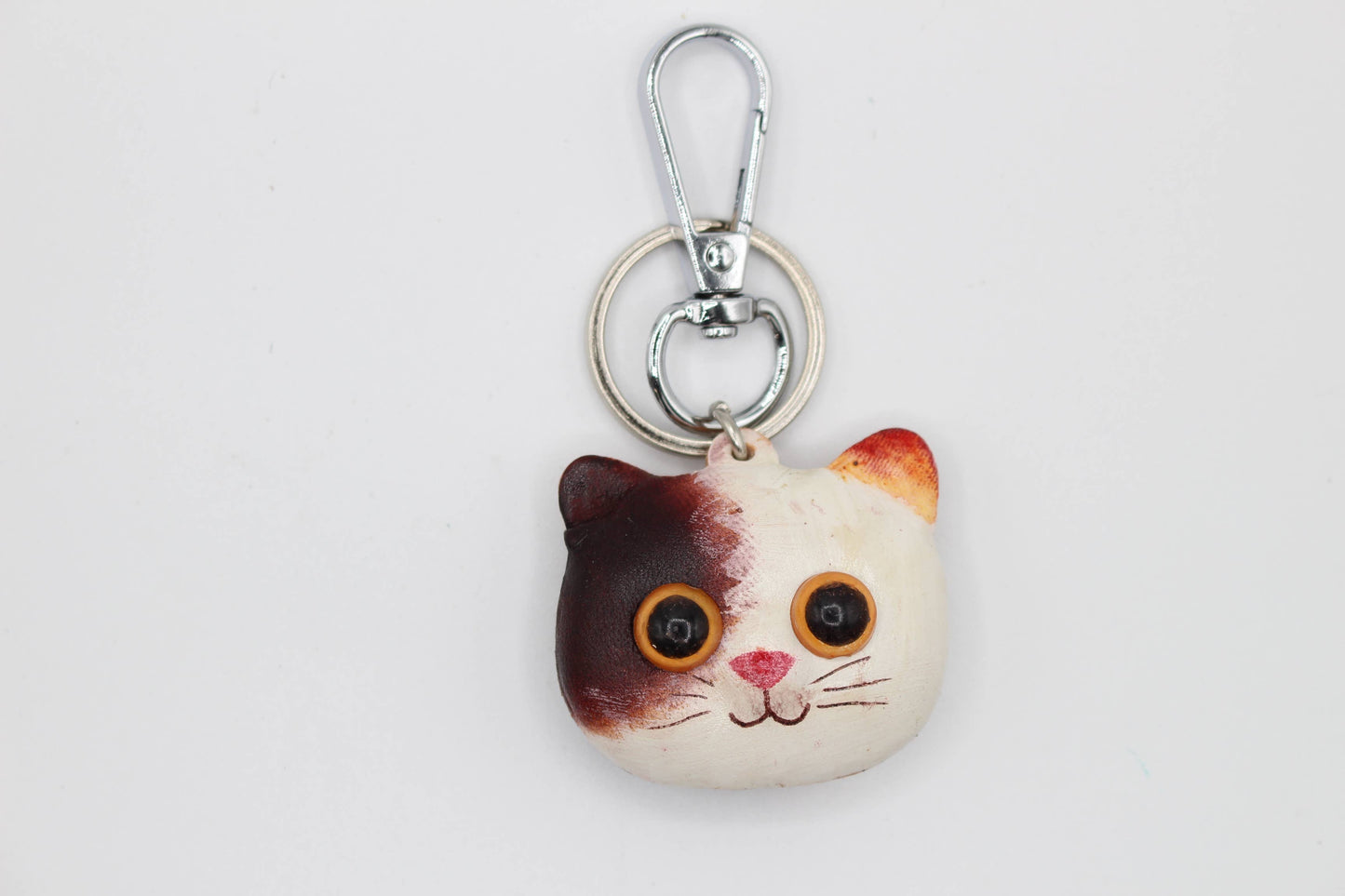 Assortment Leather Kitty Cat Key Chains