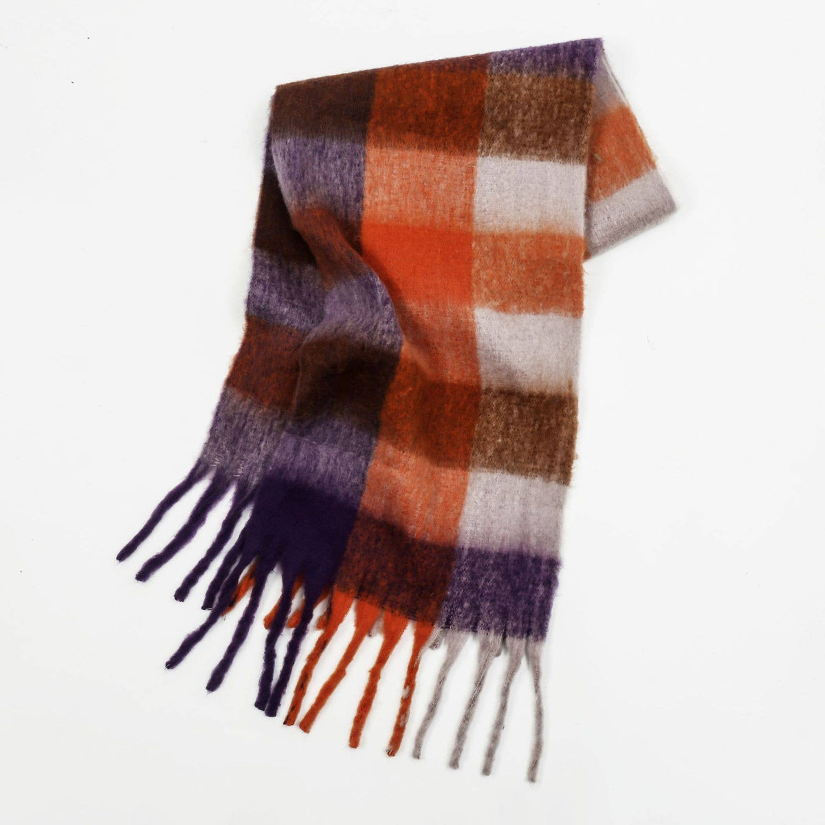 Colorful Plaid Scarf Shawl Scarf